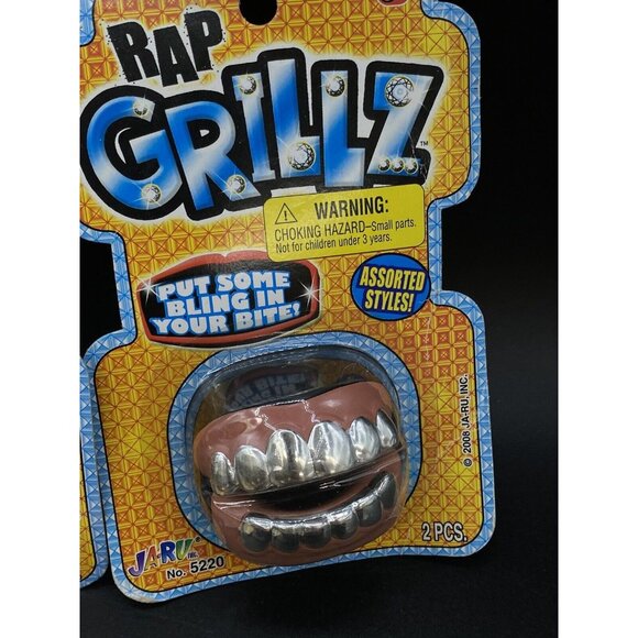 Rap Grillz LOT 6 Ja-Ru Jokes And Gags Funny Teeth No. 5220 Halloween Party - Picture 5 of 7